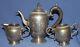 Antique Epns Pioneer Tea Set Teapot, Sugar Bowl And Creamer Jug