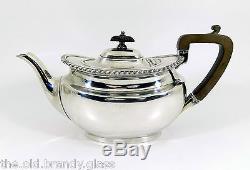 Antique Edwardian Silver Plated 3 Piece Tea Set (James Dixon & Sons, c1905)