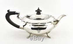 Antique English Solid Silver 3 Piece Tea Set (Elkington & Co, 1923, 918g)