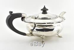 Antique English Solid Silver 3 Piece Tea Set (Elkington & Co, 1923, 918g)