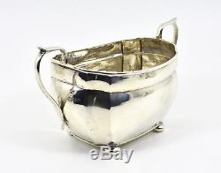 Antique English Solid Silver 3 Piece Tea Set (S Blanckensee, 1926, 860g)