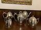 Antique Gorham Mfg. Co. 040 A Silver Soldered 5 Piece Tea & Coffee Set