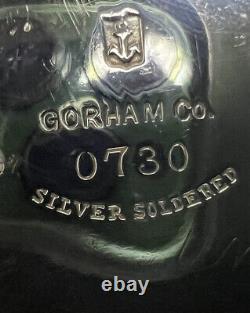 Antique Gorham Silver Tea Set /Stamps/M. E. Hopkins King/Silver Soldered