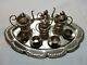 Antique, Miniature, Sterling Silver, 13pc, Doll House Tea Set. Absolutely Adorable
