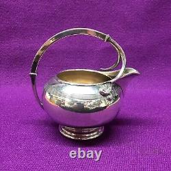 Antique Meriden B. Co Silverplate Tea Set Of 3