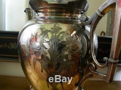 Antique Meriden Silver Plated Civil War Aesthetic Period 6 Piece Coffee/Tea Set