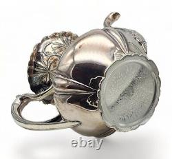 Antique PAIRPOINT Silver Plate 5 Piece Art Nouveau Tea Set Teapot Coffee Pot