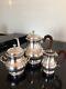 Antique Puiforcat French Sterling Silver 950 Tea Coffee Set