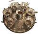 Antique Persian Isfahan 84 Silver Tea Set With Tray Spoons Signed