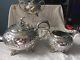 Antique Quality Victorian Silverplate Three Peices Tea Set