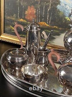 Antique Silver Plate Tea & Coffee Set