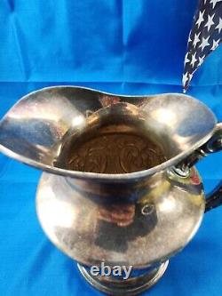 Antique Silver Plated, Tea and Coffee Set, 6pc, Made in Spain Stamped mtl. Ptdo