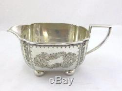 Antique Solid Silver TEA & COFFEE SET Hallmarked BIRMINGHAM 1906