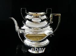 Antique Sterling Silver Tea Set Service, Robert Hennell I & Samuel Hennell 1805