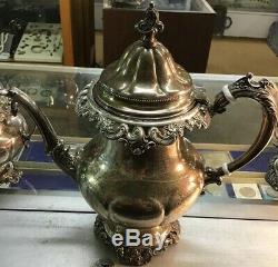 Antique Sterling Silver Wallace Grande Baroque Tea/Coffee Set