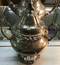 Antique Sterling Silver Wallace Grande Baroque Tea/Coffee Set