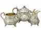 Antique Victorian Sterling Silver Three Piece Tea Set