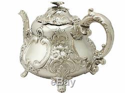 Antique Victorian Sterling Silver Three Piece Tea Set