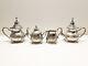 Antique Vintage Moroccan Silver Plated Coffee, Tea, Sugar, Creamer Set