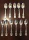 Antique Whiting Louis Xv Sterling Silver Teaspoons Pat. 1891 5 3/4 Set Of 11