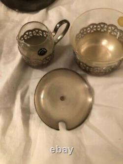 Antique Windsor Series Ornate Tea Set Handfinished Silver Plate Victorian