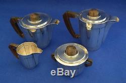 Art Deco French Silver Plate Tea Set Saglier Freres Tea set Tea Service