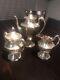 Art Deco Silver Plated Octagonal Tea/coffee Pot Service Set