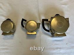 Art deco silver plated tea set