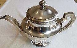 Austro-Hungary. 800 Fine Silver Coffee and Tea Set