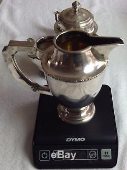 Austro-Hungary. 800 Fine Silver Coffee and Tea Set