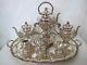 Beautiful 7pcs Mexican Sterling Tea Set By Kimberly Sterling Tray 341 Troy Ounc