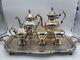 Bsg Silver Birmingham Company Silver On Copper Tea Coffee Set