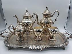 BSG Silver BIRMINGHAM COMPANY SILVER ON COPPER Tea Coffee SET