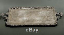 Barker-Ellis Silver Plated Tea Set Tray c1960 NO MONOGRAM 27 INCHES