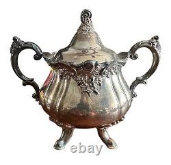 Baroque By Wallace 5 Pc. Silver Plated Tea/Coffee Set 281, 282, 283, 284, 294F