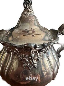 Baroque By Wallace 5 Pc. Silver Plated Tea/Coffee Set 281, 282, 283, 284, 294F