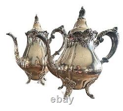 Baroque By Wallace 5 Pc. Silver Plated Tea/Coffee Set 281, 282, 283, 284, 294F