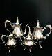 Baroque By Wallace Silver Plated 4 Piece Coffee And Tea Set
