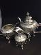 Beautiful Antique 3pcs Silver Plated Tea Set By W R Nutt & Co