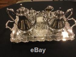 Beautiful Joanne Webster-wilcox Silver Plated 5 Pieces Tea Coffee Set