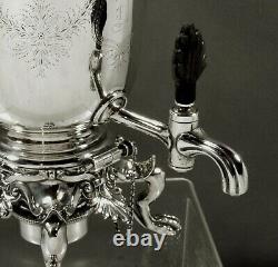 Bigelow & Kennard Silver Tea Set c1850 SWAN