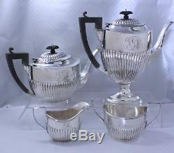 Birks Sterling Silver Coffee Tea Set Federal Style