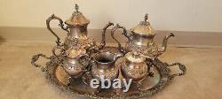 Birmingham Silver Company Tea Set Tray 20#s + BONUSES
