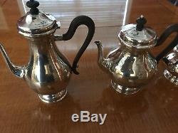 Buccellati Sterling Silver Tea/Coffee Set, Never Used, Unpolished