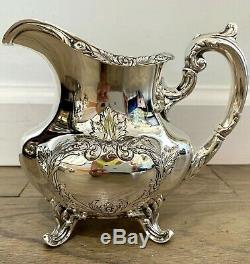 Burgundy by Reed & Barton 5 Piece Sterling Tea Set