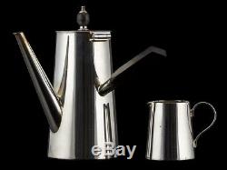 C1875 Christopher Dresser Inspired Silver Plated Tea Coffee Set