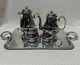 Christofle France Albi Silver Plate Coffee/ Tea Set Of 5