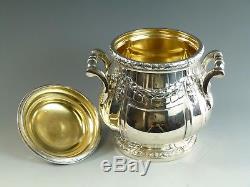 CHRISTOFLE Gallia Silver Plate EMPIRE Style 3 Piece Tea Set