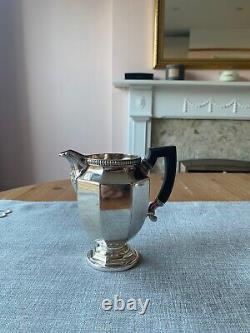 CHRISTOFLE Tea Set Art Deco Tea & coffee pots Creamer Sugar Bowel