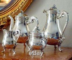 CHRISTOFLE silver plated Coffee/Tea set 4 Pcs Excellent condition